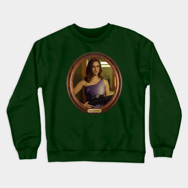 Nicole Haught - Oval Frame Crewneck Sweatshirt by pasnthroo